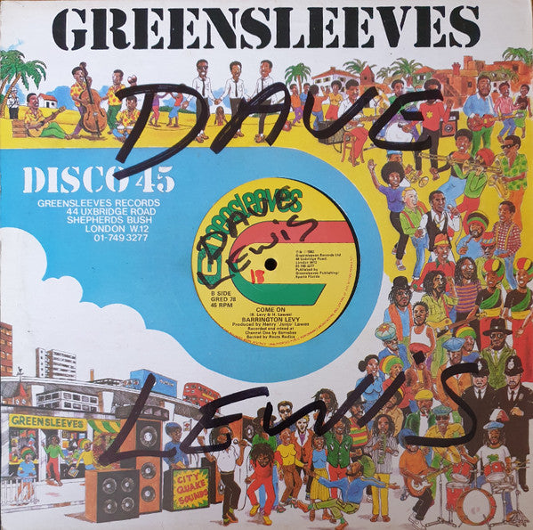Papa Michigan & General Smiley / Barrington Levy ~ The Ghetto Man / Come On (Vinyl) - Djungel & Jazz