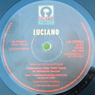 Luciano (2) : Life (12", Promo)