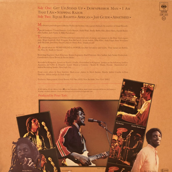 Peter Tosh : Equal Rights (LP, Album, RP)
