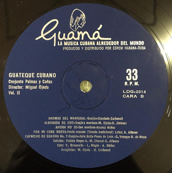 Miguel Ojeda ~ Guateque Cubano Vol.II (Vinyl) - Djungel & Jazz
