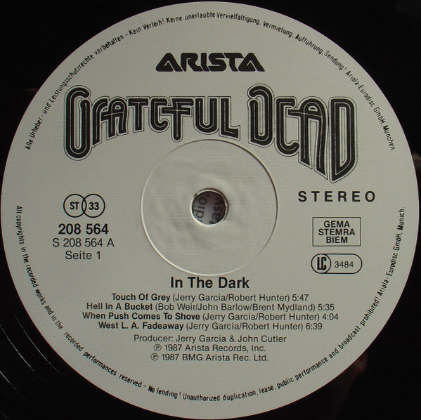 Grateful Dead ~ In The Dark (Vinyl) - Djungel & Jazz