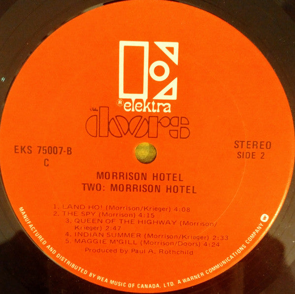 The Doors ~ Morrison Hotel (Vinyl) - Djungel & Jazz