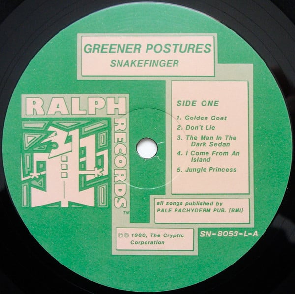Snakefinger ~ Greener Postures (Vinyl) - Djungel & Jazz