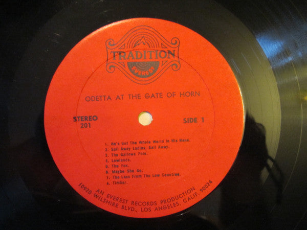 Odetta : At The Gate Of Horn (LP, Album, RE)