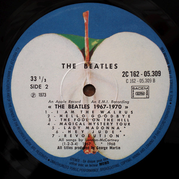 The Beatles : 1967-1970 (2xLP, Comp)