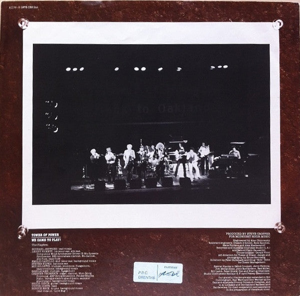 Tower Of Power ~ We Came To Play (Vinyl) - Djungel & Jazz