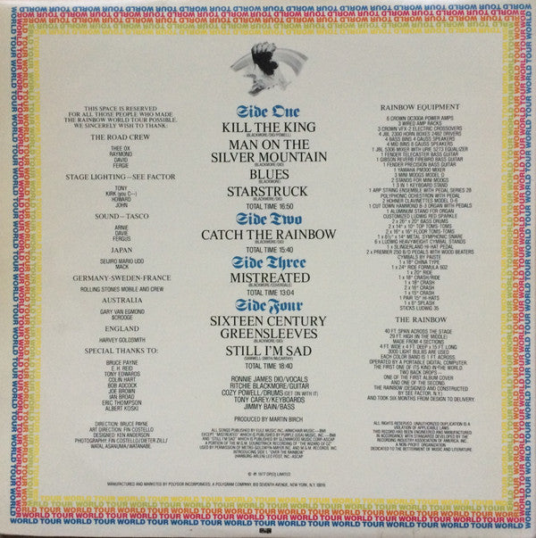 Rainbow ~ On Stage (Vinyl) - Djungel & Jazz