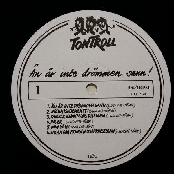 Bo Lundkvist, Hugo Nömm, Katarina Segelstad ~ Än Är Inte Drömmen Sann! (Vinyl) - Djungel & Jazz