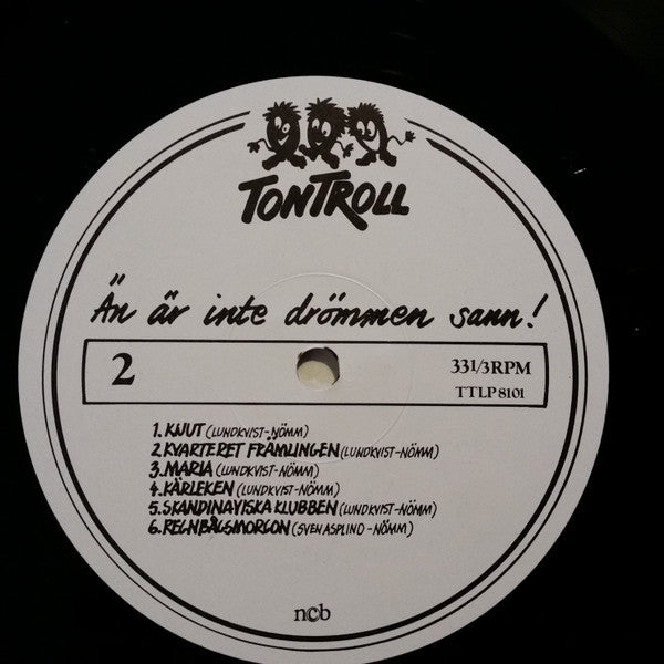 Bo Lundkvist, Hugo Nömm, Katarina Segelstad ~ Än Är Inte Drömmen Sann! (Vinyl) - Djungel & Jazz