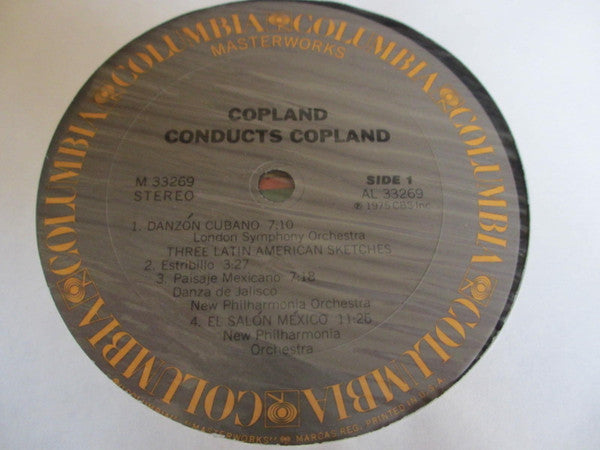 Copland, New Philharmonia / London Symphony ~ Copland Conducts Copland El Salon Mexico / Danzón Cubano / Three Latin American Sketches / Dance Panels) (Vinyl) - Djungel & Jazz