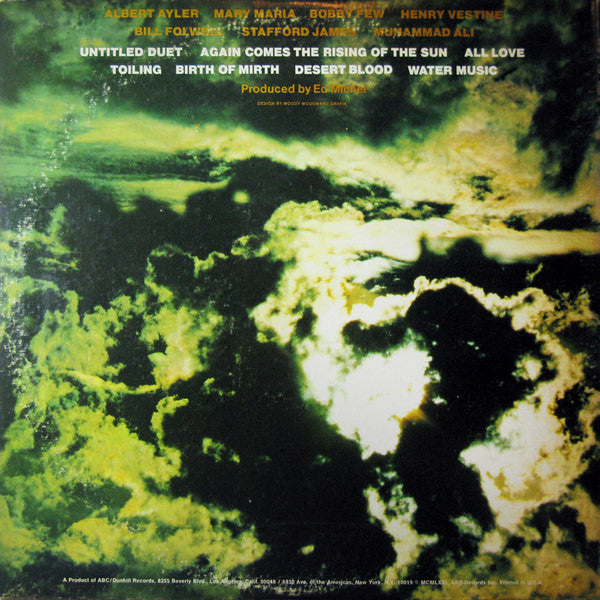 Albert Ayler ~ The Last Album (Vinyl) - Djungel & Jazz