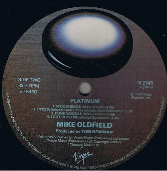 Mike Oldfield ~ Platinum (Vinyl) - Djungel & Jazz