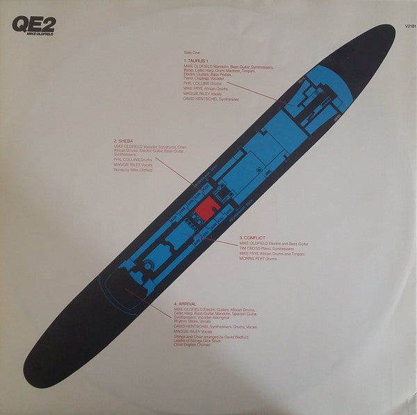 Mike Oldfield ~ QE2 (Vinyl) - Djungel & Jazz