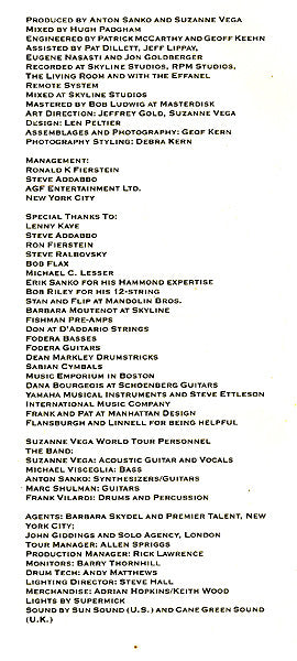 Suzanne Vega ~ Days Of Open Hand (Vinyl) - Djungel & Jazz