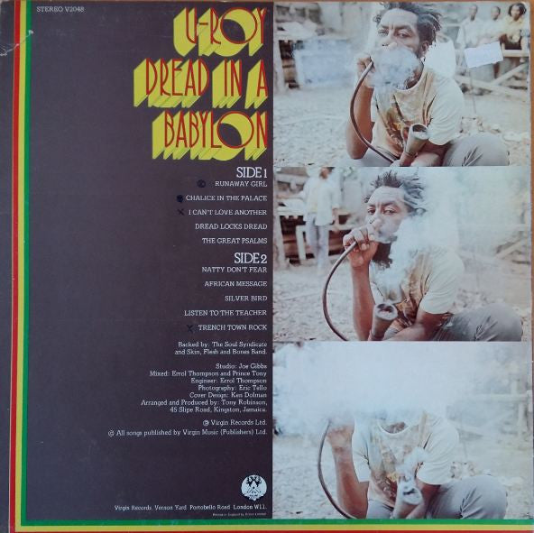U-Roy : Dread In A Babylon (LP, Album, RP)