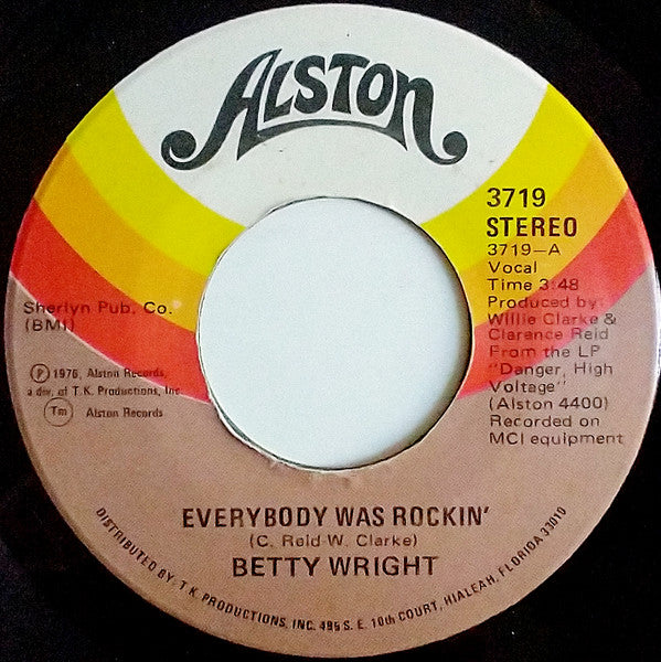 Betty Wright ~ Everybody Was Rockin' / Show Your Girl (Vinyl) - Djungel & Jazz