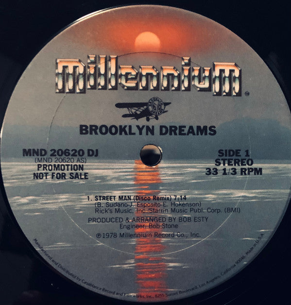 Brooklyn Dreams : Street Man (Disco Remix) (12", S/Sided, Promo)
