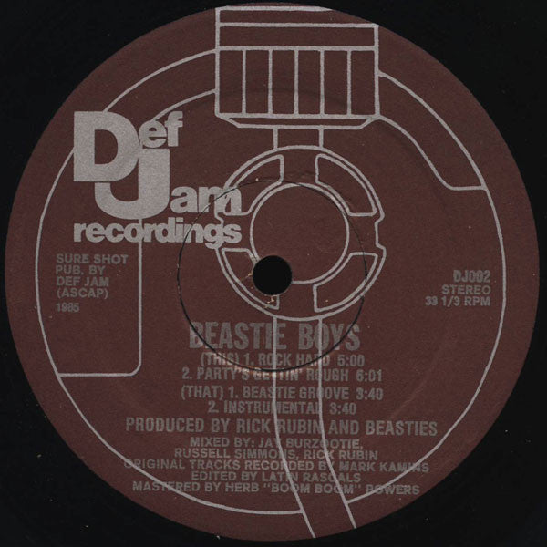 Beastie Boys ~ Rock Hard (Vinyl) - Djungel & Jazz