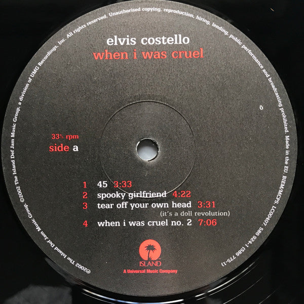 Elvis Costello ~ When I Was Cruel (Vinyl) - Djungel & Jazz