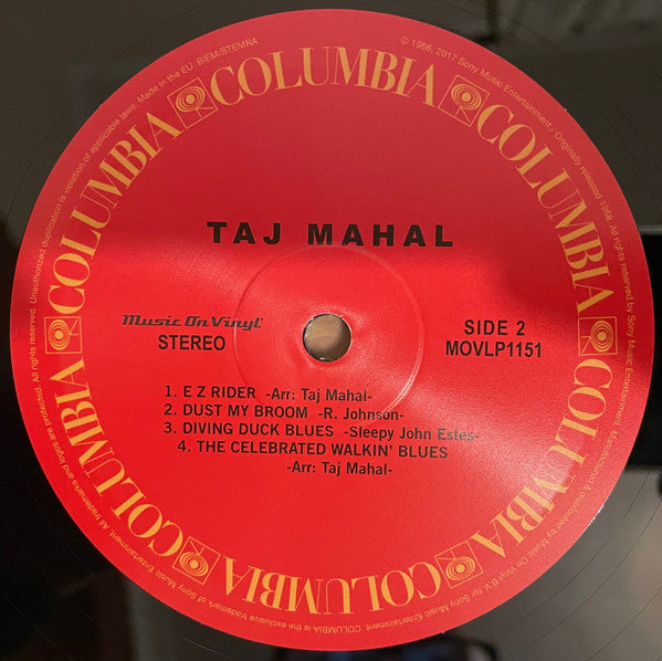Taj Mahal ~ Taj Mahal (Vinyl) - Djungel & Jazz