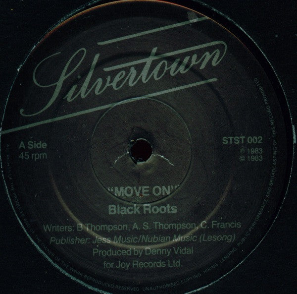 Black Roots ~ Move On / Wha Them A Do (Vinyl) - Djungel & Jazz