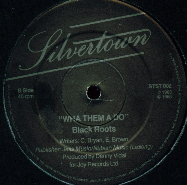 Black Roots ~ Move On / Wha Them A Do (Vinyl) - Djungel & Jazz