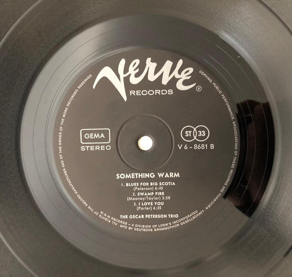 Oscar Peterson ~ Something Warm (Vinyl) - Djungel & Jazz