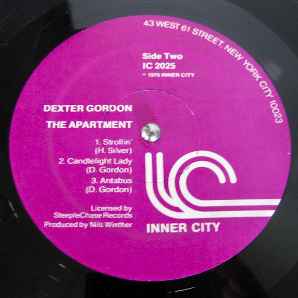 Dexter Gordon Quartet ~ The Apartment (Vinyl) - Djungel & Jazz