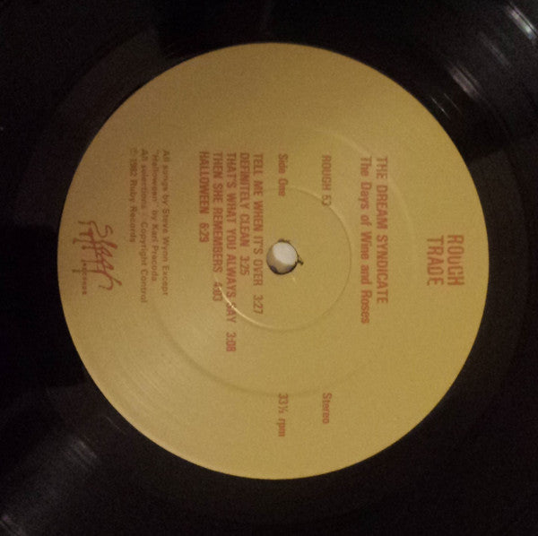 The Dream Syndicate ~ The Days Of Wine And Roses (Vinyl) - Djungel & Jazz