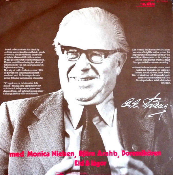 Gunnar E. Sträng med Monica Nielsen, Björn Arahb, Doremi-kören, Eld & Lågor ~ Till Seger - Röster Och Sånger I Arbetarrörelsen (Vinyl) - Djungel & Jazz