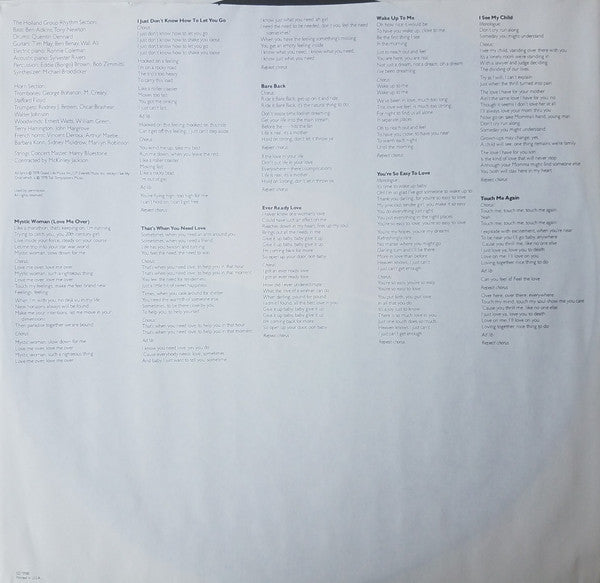 The Temptations ~ Bare Back (Vinyl) - Djungel & Jazz
