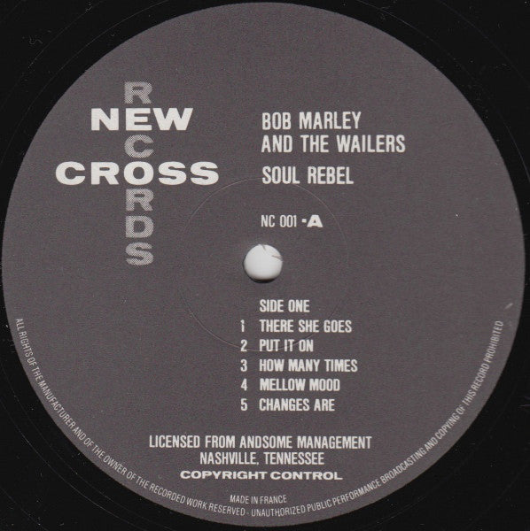 Bob Marley & The Wailers : Soul Rebel (LP, Comp)