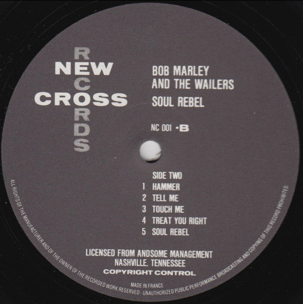 Bob Marley & The Wailers : Soul Rebel (LP, Comp)