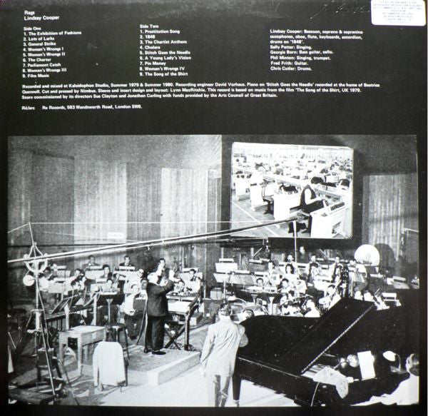 Lindsay Cooper ~ Rags (Vinyl) - Djungel & Jazz