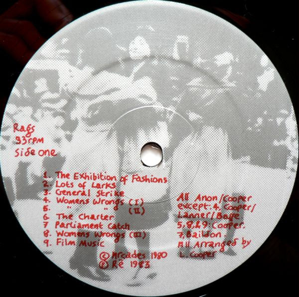 Lindsay Cooper ~ Rags (Vinyl) - Djungel & Jazz