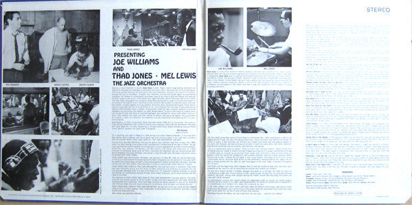 Joe Williams And Thad Jones • Mel Lewis, The Jazz Orchestra ~ Presenting Joe Williams And Thad Jones • Mel Lewis, The Jazz Orchestra (Vinyl) - Djungel & Jazz