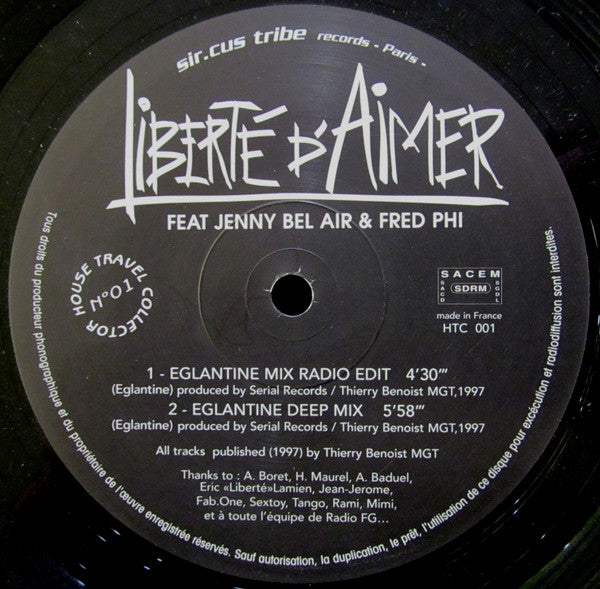 Eglantine : Liberté D'Aimer (12")