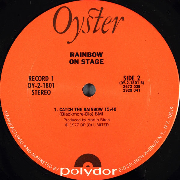 Rainbow ~ On Stage (Vinyl) - Djungel & Jazz
