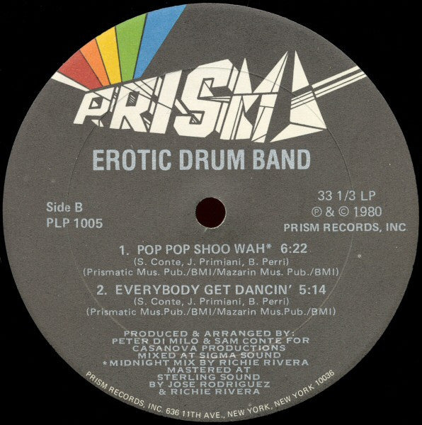 Erotic Drum Band ~ Touch Me Where It's Hot (Vinyl) - Djungel & Jazz
