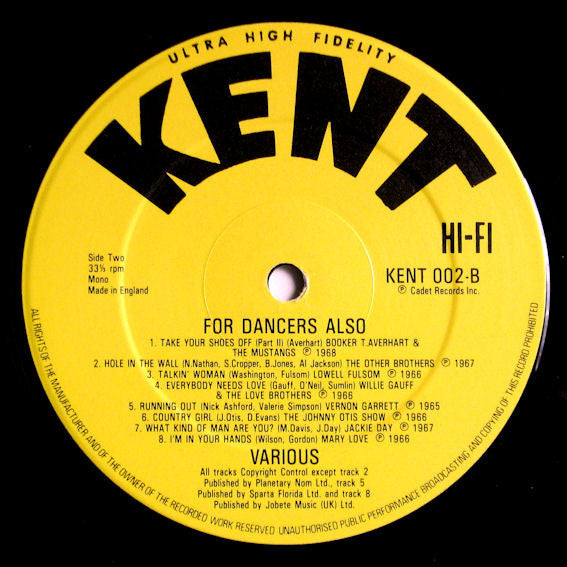 Various ~ For Dancers Also (Vinyl) - Djungel & Jazz