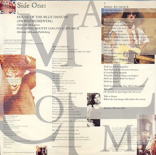 Malcolm McLaren And The Bootzilla Orchestra ~ Waltz Darling (Vinyl) - Djungel & Jazz