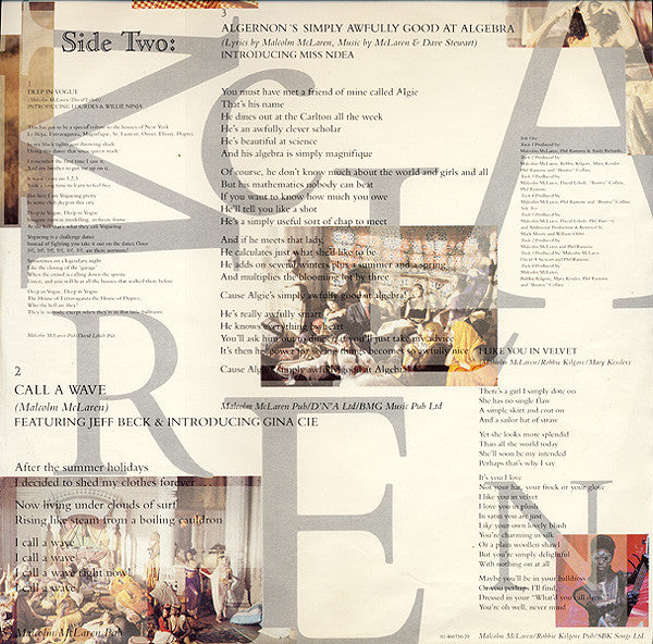 Malcolm McLaren And The Bootzilla Orchestra ~ Waltz Darling (Vinyl) - Djungel & Jazz