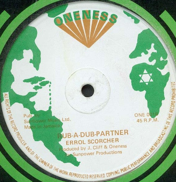 Jimmy Cliff / Errol Scorcher : Rub-A-Dub-Partner (12")