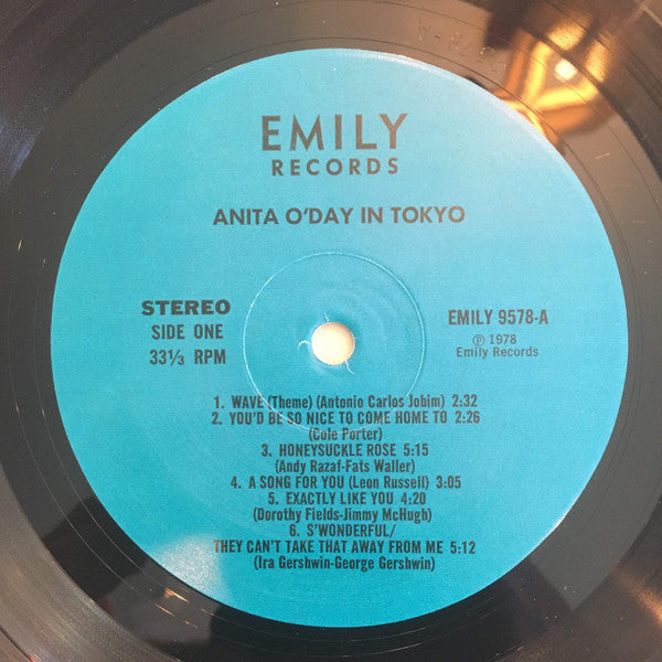 Anita O'Day ~ Anita O'Day In Tokyo (Vinyl) - Djungel & Jazz