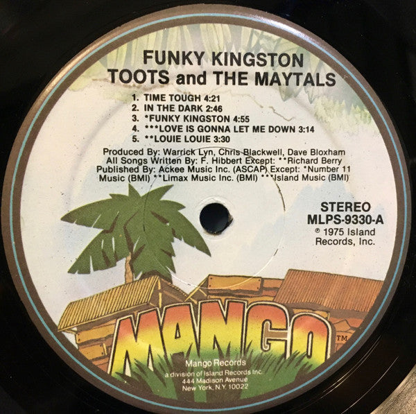 Toots & The Maytals : Funky Kingston (LP, Album, Pit)