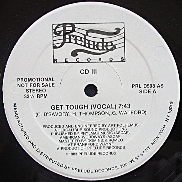 CD III : Get Tough (12", Promo)