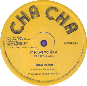 Nicodemus : Gunman Connection / It Have To Ram (12")