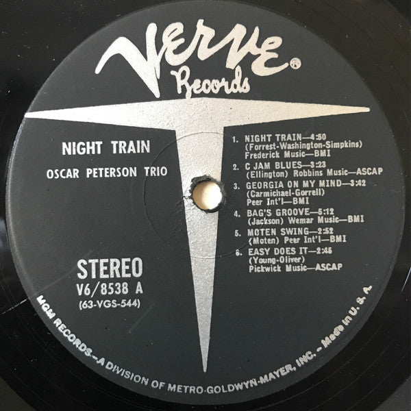 The Oscar Peterson Trio ~ Night Train (Vinyl) - Djungel & Jazz