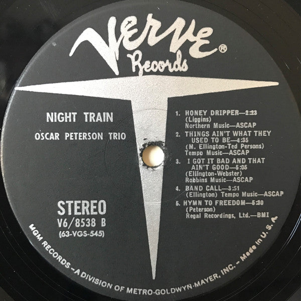 The Oscar Peterson Trio ~ Night Train (Vinyl) - Djungel & Jazz