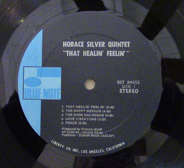The Horace Silver Quintet With Unknown Artist ~ That Healin' Feelin' (The United States Of Mind / Phase 1) (Vinyl) - Djungel & Jazz